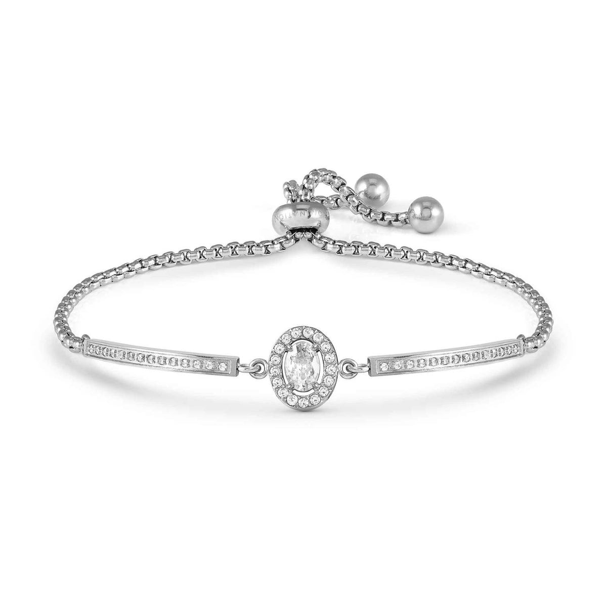 Nomination ROYALDREAM Armband aus Edelstahl, dazu Schmuckelement, mit Cubic Zirkonia besetzt (038_(Oval))