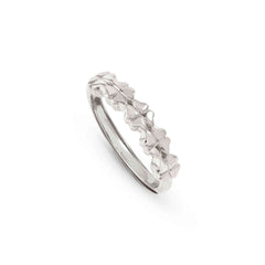 Nomination ARMONICA Ring (Symbolenreihe) aus 925er Silber (001_Kleeblatt Silber)