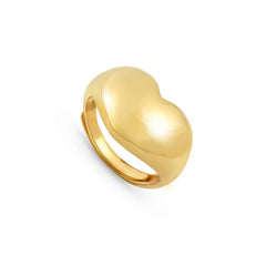 Nomination ARMONICA Ring aus 925er Silber (006_Herz Gelbgold)