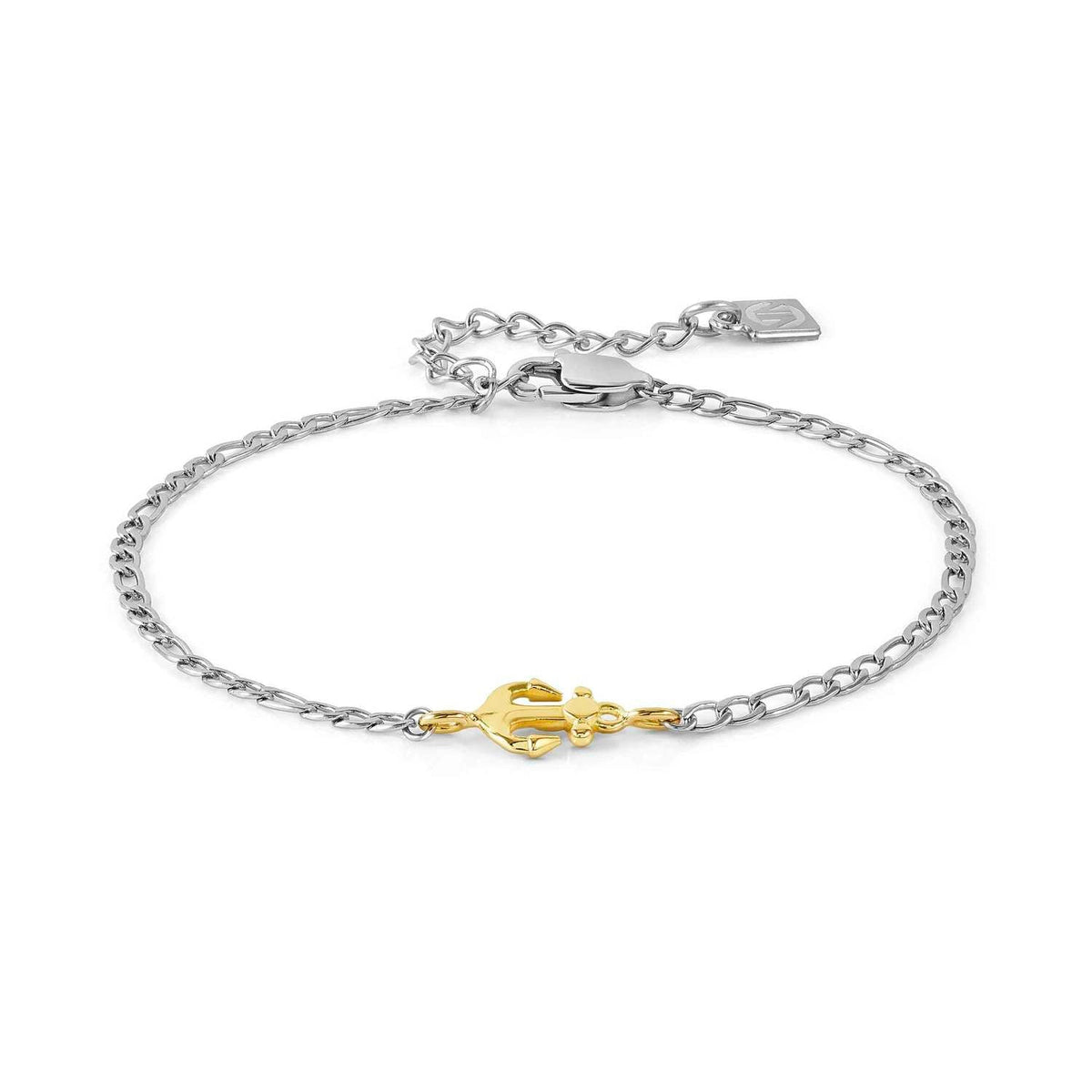 Nomination REFINED Armband aus Edelstahl, dazu Schmuckelement aus 18kt Gold (002_Anker)