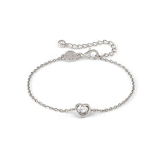 Nomination COSMICLOVE Armband aus 925er Silber, mit Cubic Zirkonia verziert (004_Herz Silber)