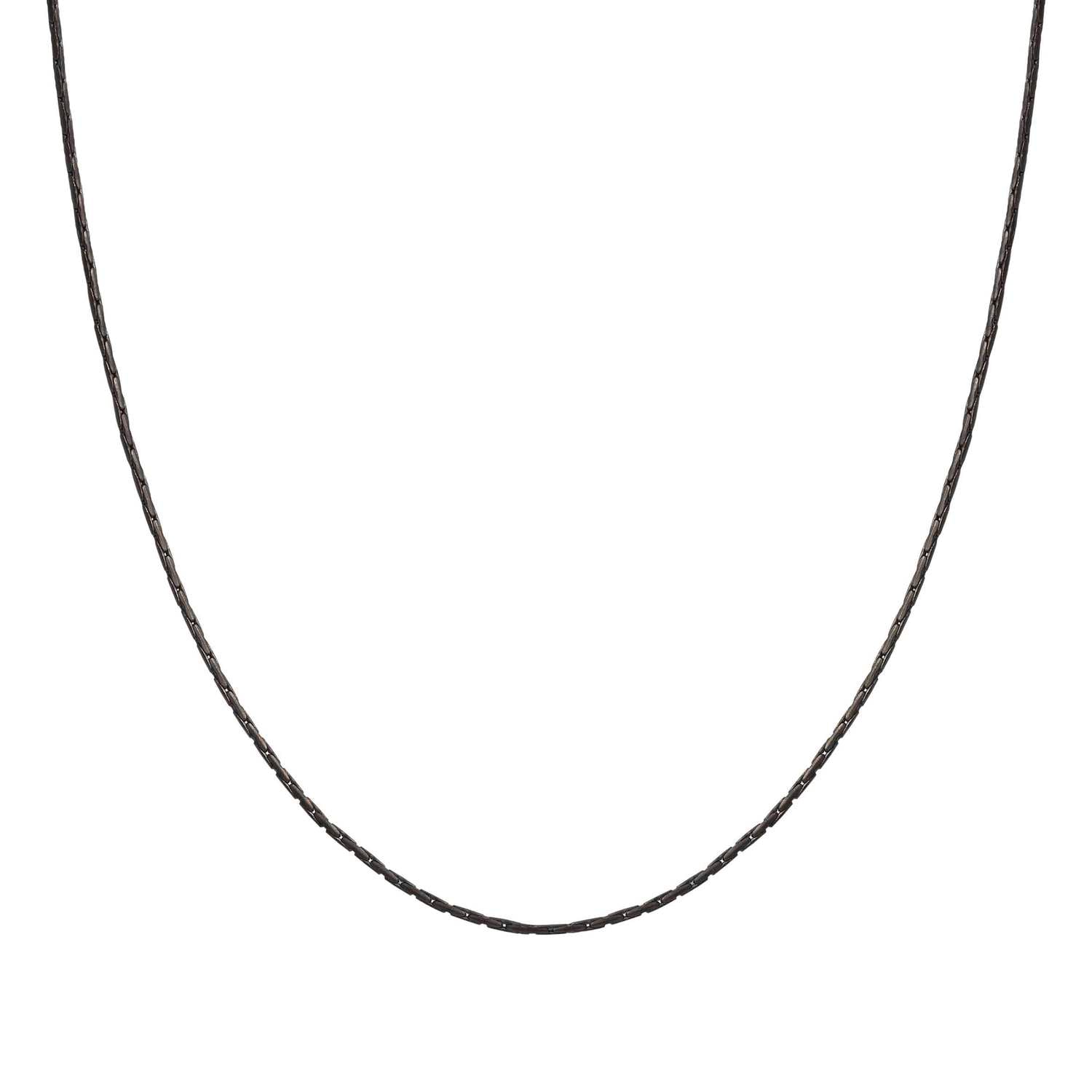 Nomination SEIMIA GOLD Halskette aus Edelstahl, PVD-beschichtet (015_Schwarz)