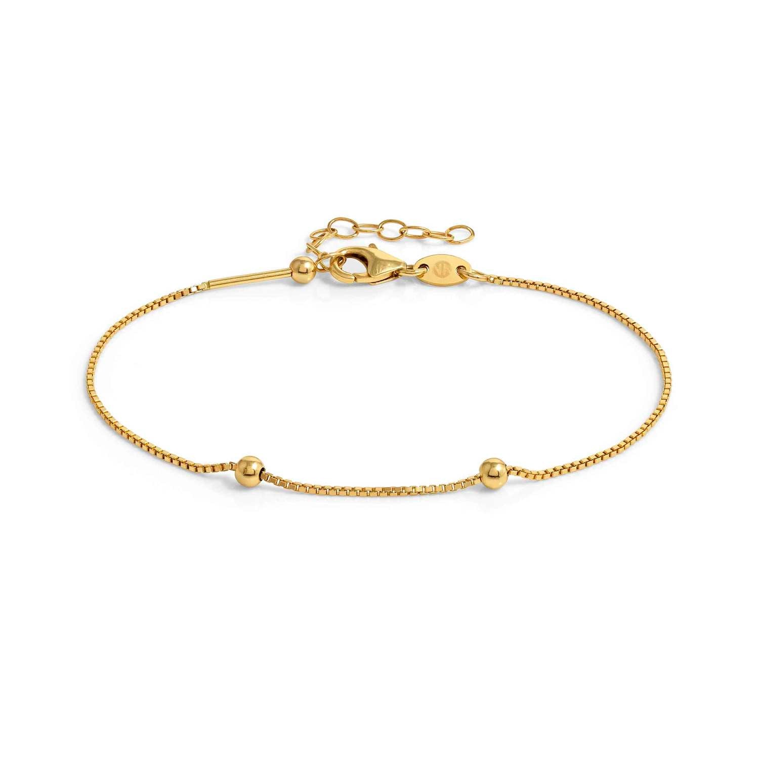 Nomination SEIMIA GOLD Armband aus 18kt Gold, dazu Stopper (012_(Gelb vergoldet))