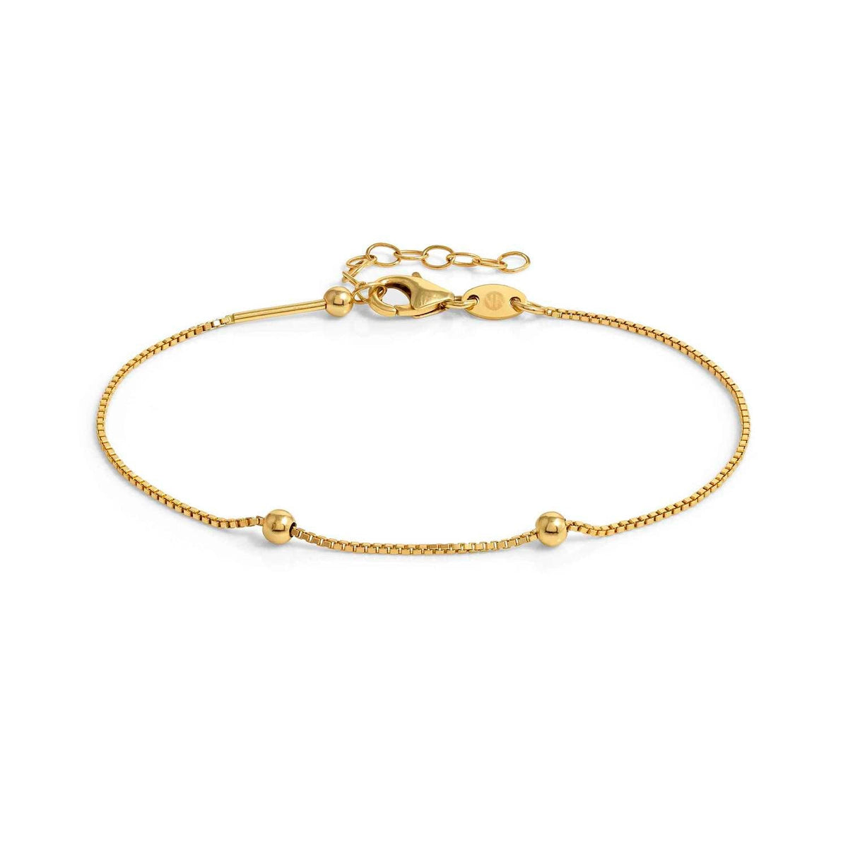 Nomination SEIMIA GOLD Armband aus 18kt Gold, dazu Stopper (012_(Gelb vergoldet))
