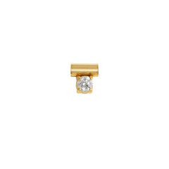 Nomination SEIMIA GOLD Diamant-Anhänger (LabGrown ct0,10) in 18kt Gold-Krappenfassung (012_(Gelb vergoldet))
