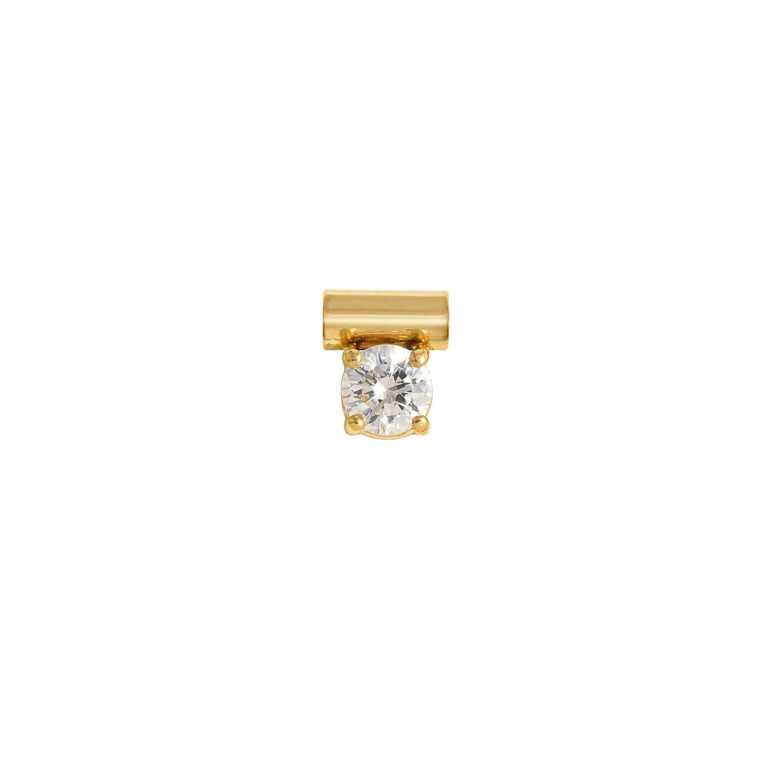 Nomination SEIMIA GOLD Diamant-Anhänger (LabGrown ct0,20) in 18kt Gold-Krappenfassung (012_(Gelb vergoldet))