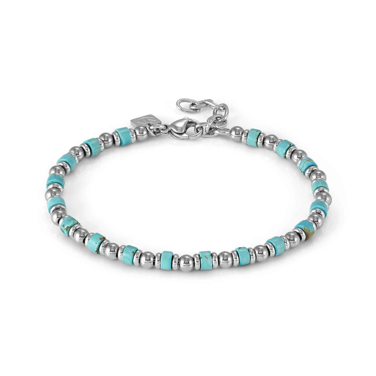 Nomination INSTINCTSTYLE SEA EDITION Armband aus Edelstahl- und Edelsteinperlen (003_TURKIS)