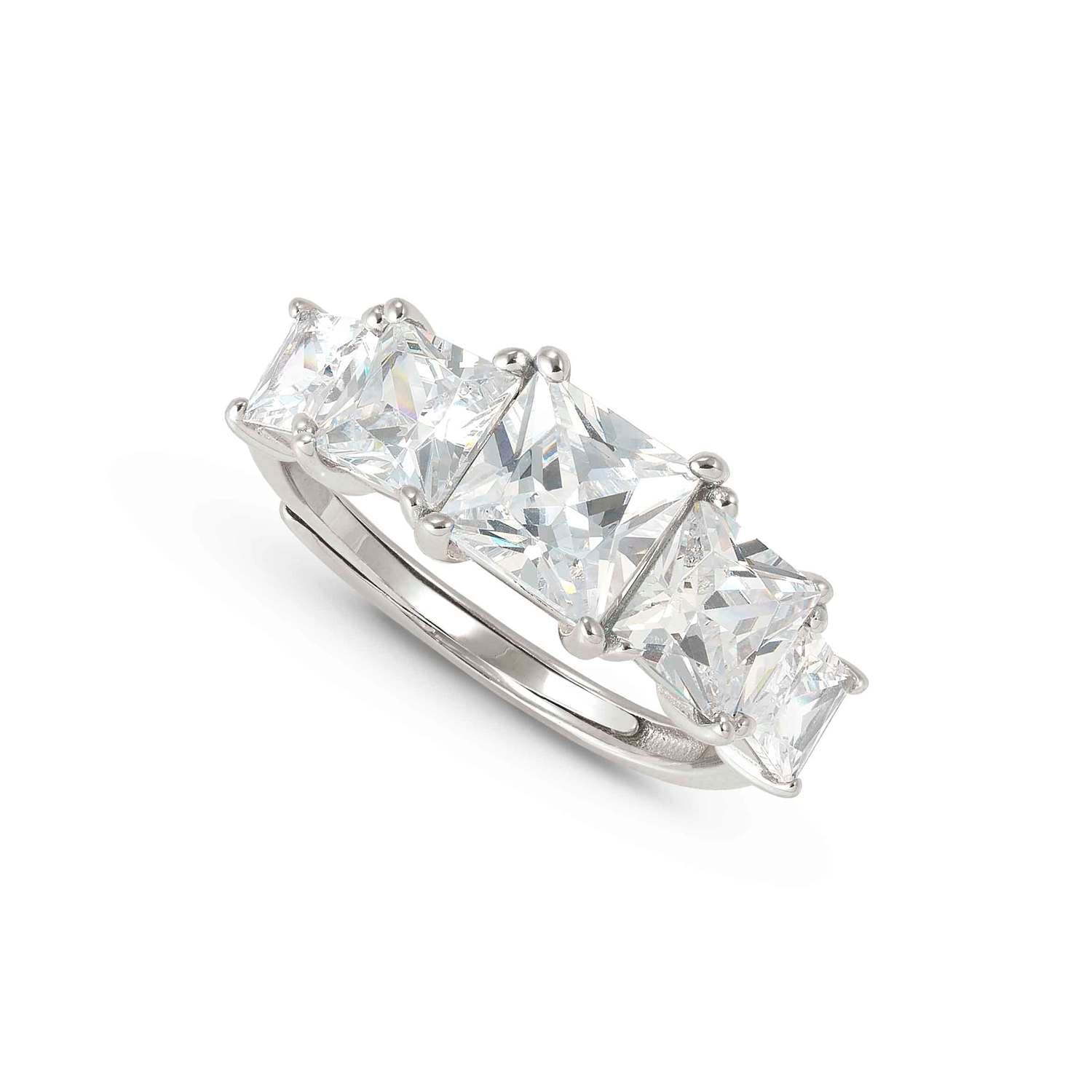Nomination DAYTONIGHT Ring aus 925er Silber, mit Cubic Zirkonia besetzt (010_WEISS)