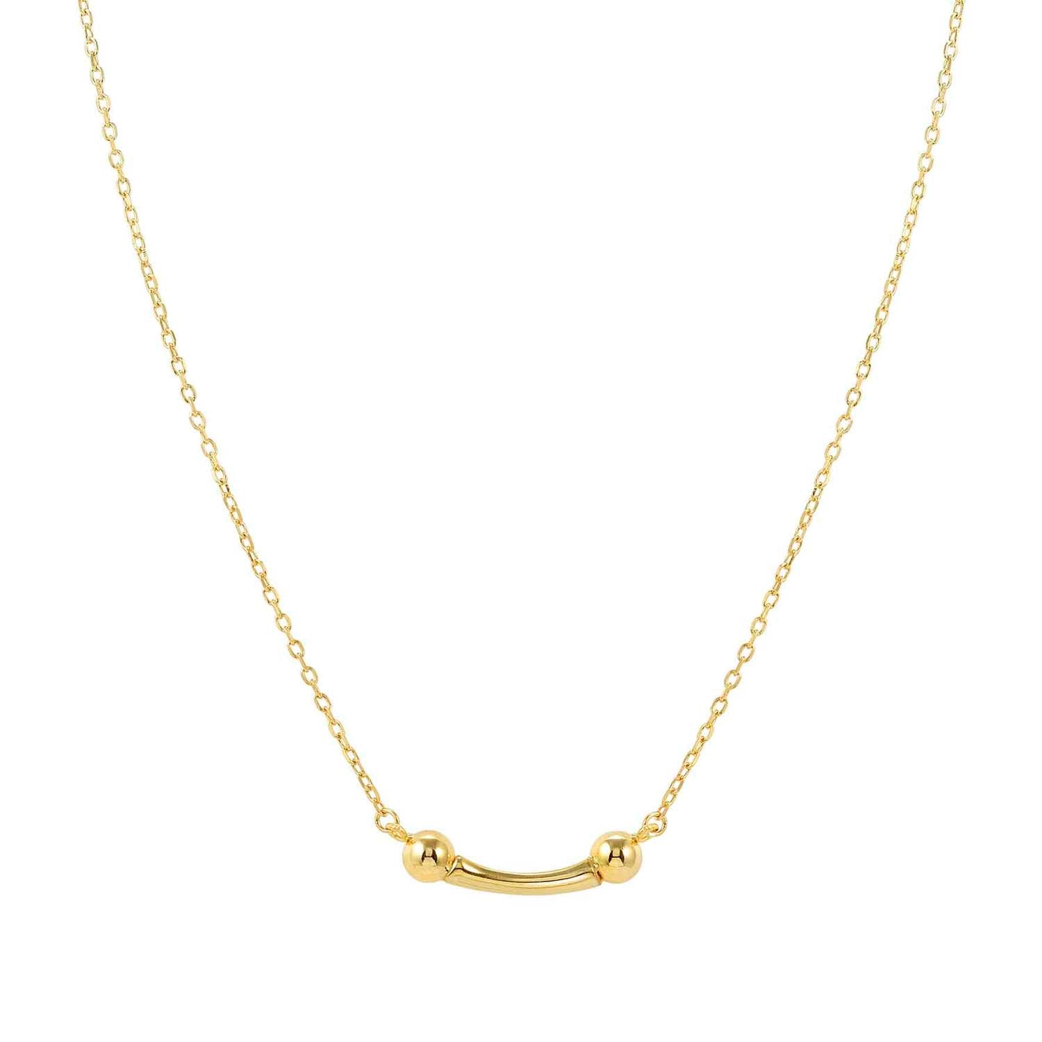 Nomination FASHION ERA Halskette aus 925er Silber, mit Cubic Zirkonia verziert (012_(Gelb vergoldet))