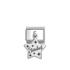 Nomination COMPOSABLE CLASSIC CHARMS Element aus Edelstahl, mit 925er Silber verziert (15_(Stardust))