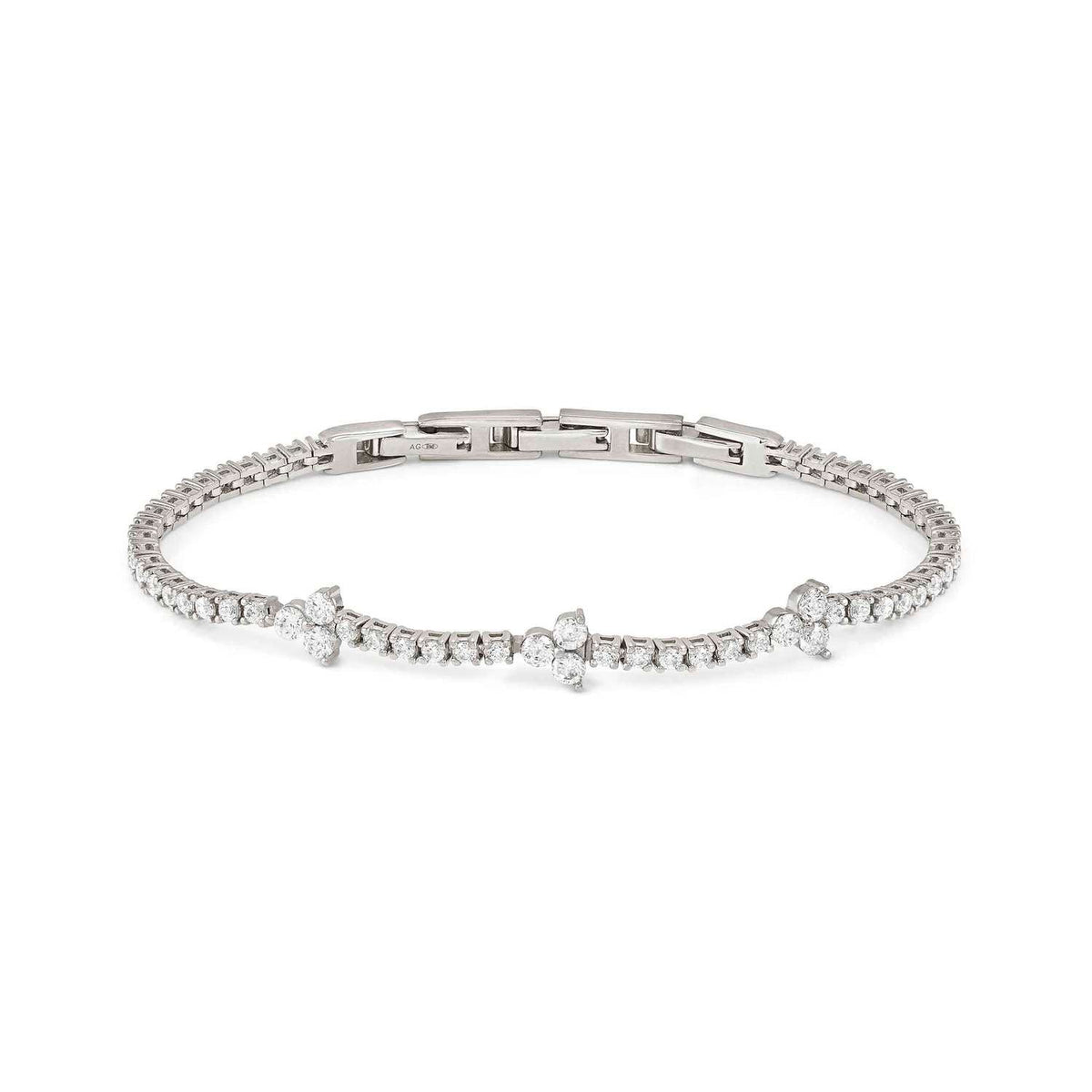 Nomination LIFE BOUQUET 'Tennis'-Armband aus 925er Silber, mit Cubic Zirkonia besetzt (010_(Silber))