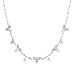 Nomination LIFE BOUQUET Halskette aus 925er Silber, mit Cubic Zirkonia verziert (010_(Silber))