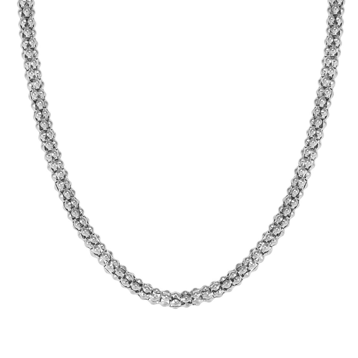 Nomination ECCLETTICA Halskette (Popcorn-Kette) aus Edelstahl (001_Edelstahl)