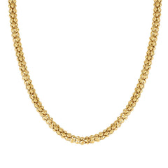 Nomination ECCLETTICA Halskette (Popcorn-Kette) aus Edelstahl (012_(Gelb vergoldet))