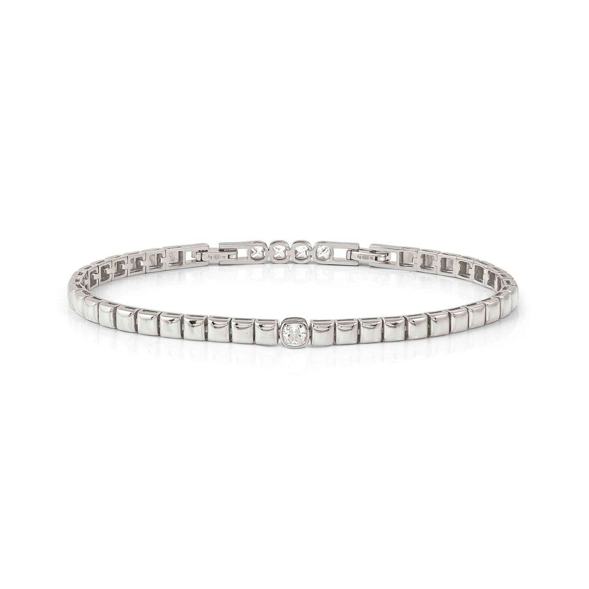 Nomination ENIGMATIC SHINE Armband aus 925er Silber, mit 1 Cubic Zirkonia verziert (010_(Silber))