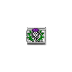 Nomination COMPOSABLE CLASSIC SYMBOLE aus Edelstahl, mit Emaille und 925er Silber verziert, (43-43)