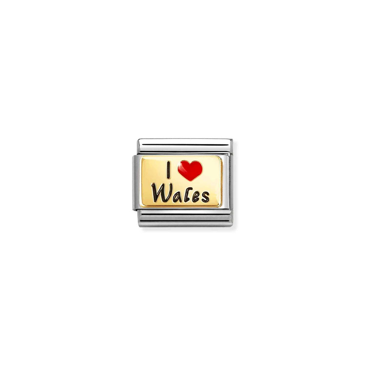 Nomination Composable Classic GEOGRAPHIC WR, Edelstahl, Email und 18K-Gold (78-78)