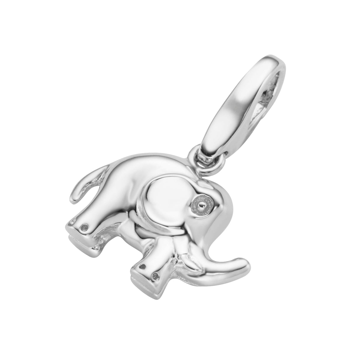 Giorgio Martello Charm Elefant, Si 925/- rhod., glanz mit Clipöse
LxB ca. 22,7 x 16,0mm