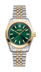 DKNY Uhr Nolita Midi Two Tone Silver Gold Stainless Steel - DK1L029M0085