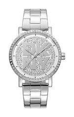DKNY Uhr Soho Logo Silver Stainless Steel - DK1L035M0205
