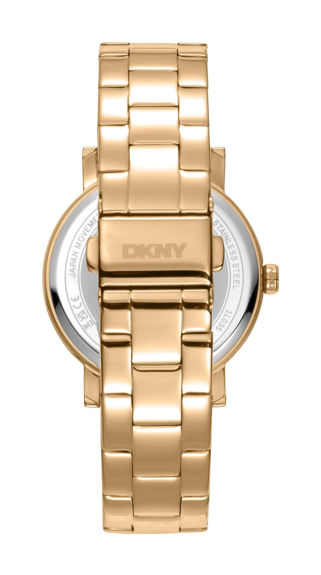 DKNY Uhr Soho Logo Gold Stainless Steel - DK1L035M0215