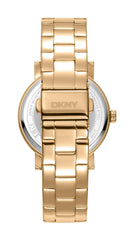 DKNY Uhr Soho Logo Gold Stainless Steel - DK1L035M0215