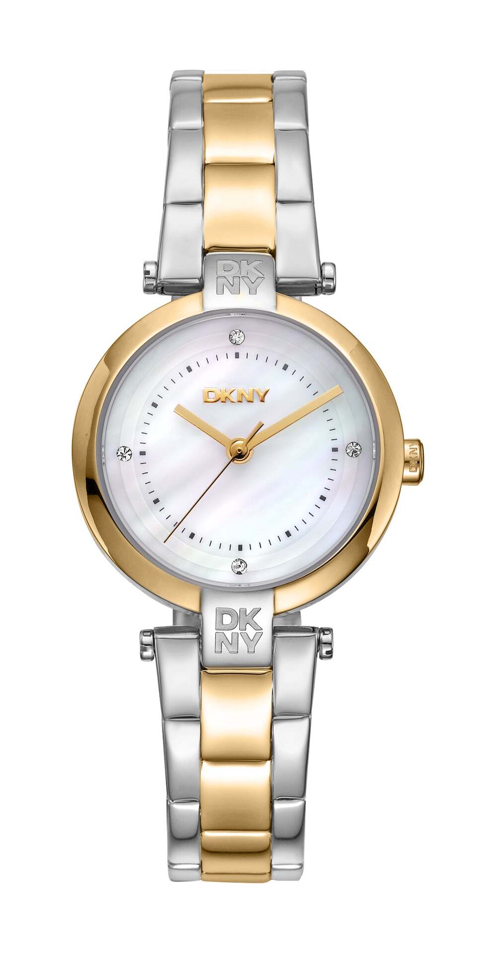 DKNY Uhr Essential Mini Two Tone Silver Gold Stainless Steel - DK1L043M0075