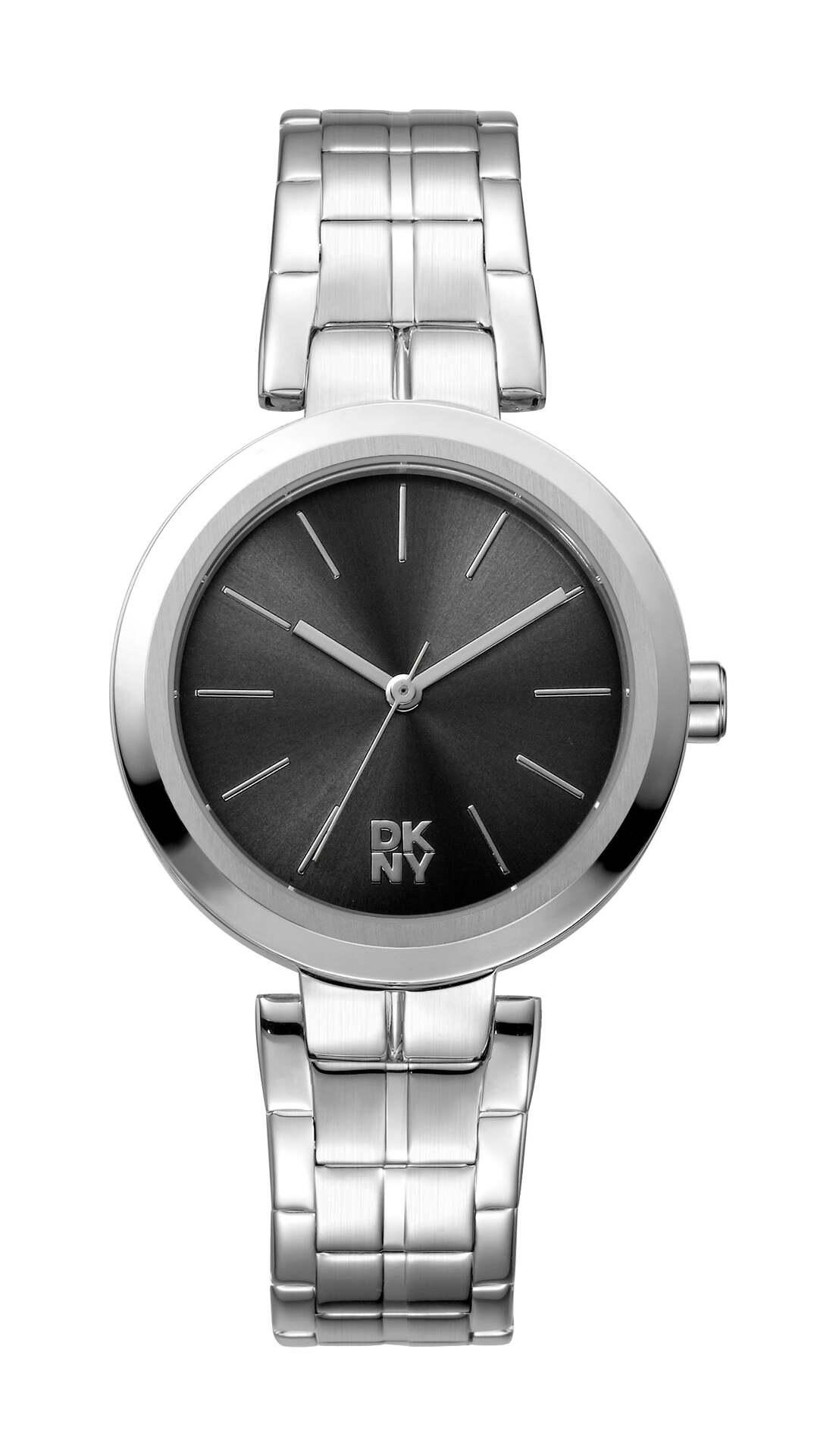 DKNY Uhr Downtown Midi Silver Stainless Steel - DK1L045M0045