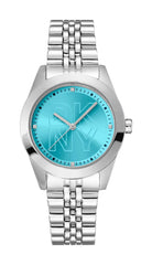 DKNY Uhr Parsons Logo Silver Stainless Steel - DK1L060M0035