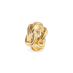 Trollbeads das Original Doppelter Unendlichkeitsknoten, Vergoldet TGPBE-40005