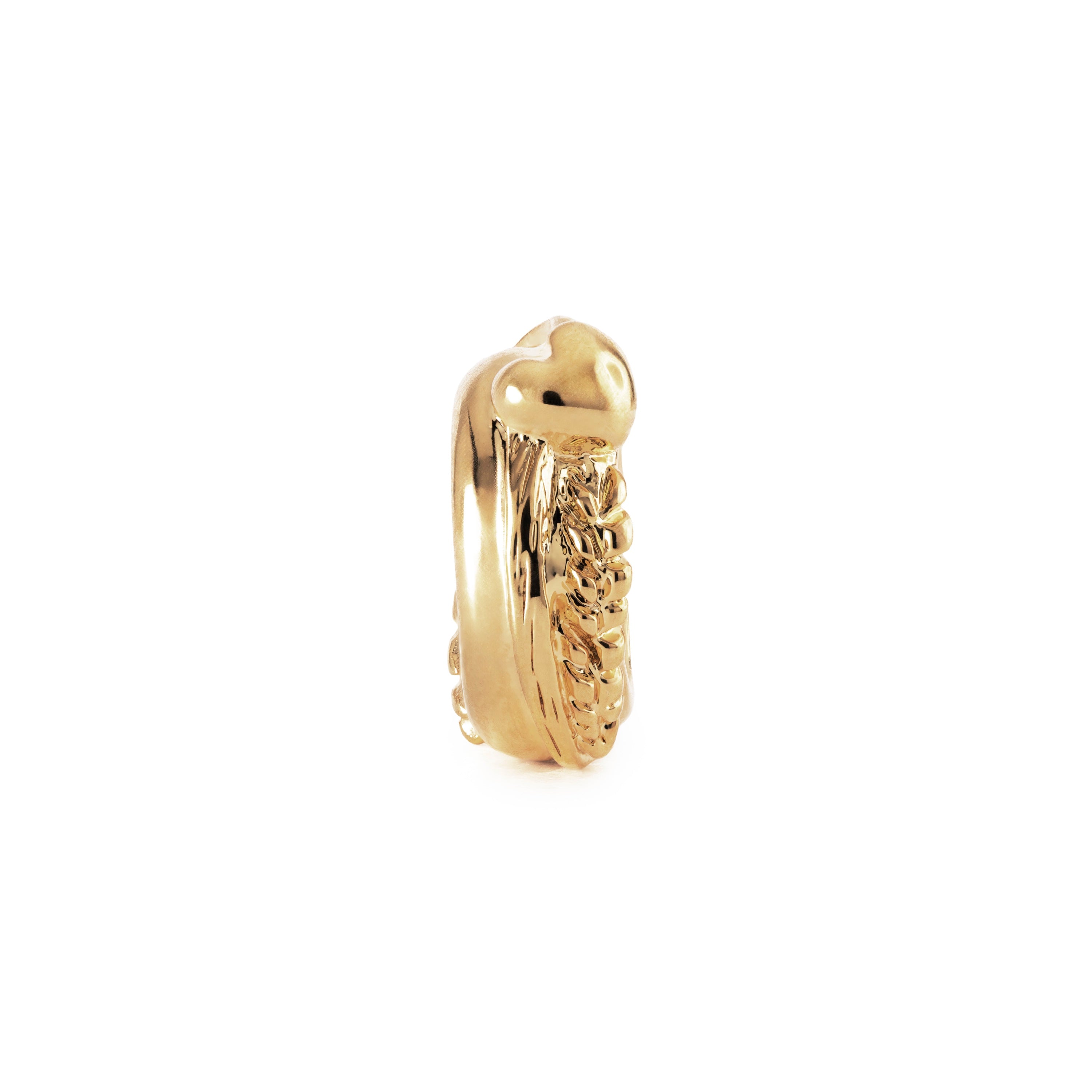 Trollbeads das Original Herbsherz Spacer, Vergoldet TGPBE-50003
