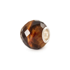 Trollbeads das Original Edelstein Bead Facettiertes Rundes Gelbes Tigerauge TSTBE-00041