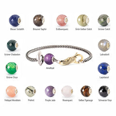 Trollbeads das Original Phönix Armband mit vergoldeten Verschluss, 17 cm TZZDE-01320