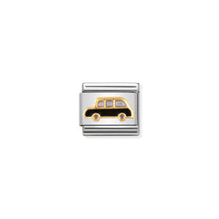 Nomination Composable Classic SYMB, U,K, Edelstahl, Email und 18K-Gold (09_Englisches Taxi) 030250/09