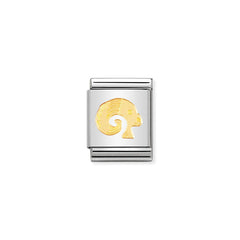 Nomination Composable Big STERNZ, Edelstahl und 18K-Gold (01_Widder) 032104/01