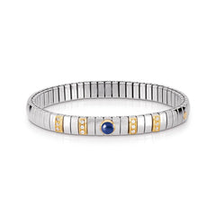 Nomination Armbander N,Y, SMALL Edelst,, 18K-Gold, Cub, Zirc und Halbedelsteine (008_SAPHIR) 042451/008