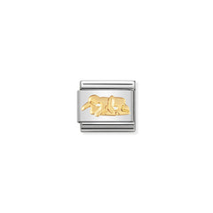 Nomination Composable Classic FUN Edelstahl und 18K-Gold (34_Sex 1) 030110/34