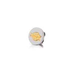 Nomination MYBONBONS Plakette aus Stahl mit goldenen SYMBOLEN (006_Marienkafer) 065082/006
