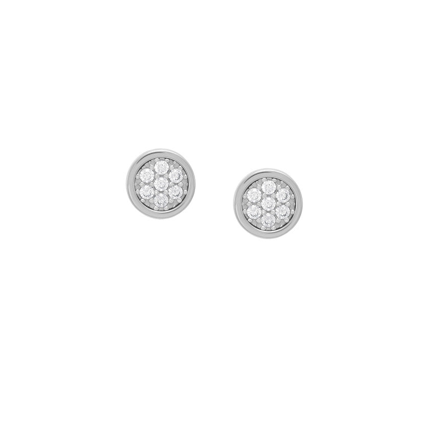 Nomination LOTUS Ohrringe aus Stahl,Silber und Cubic Zirconia (010_WEISS) 043132/010