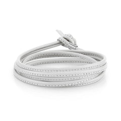 Nomination BON BON Armband aus Leder und Stahl (LANG) (000_Weiss) 065089/000