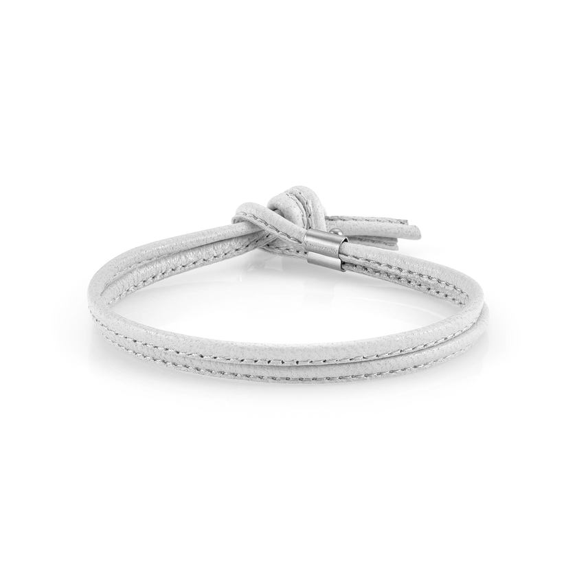 Nomination BON BON Armband aus Leder und Stahl (000_Weiss) 065088/000