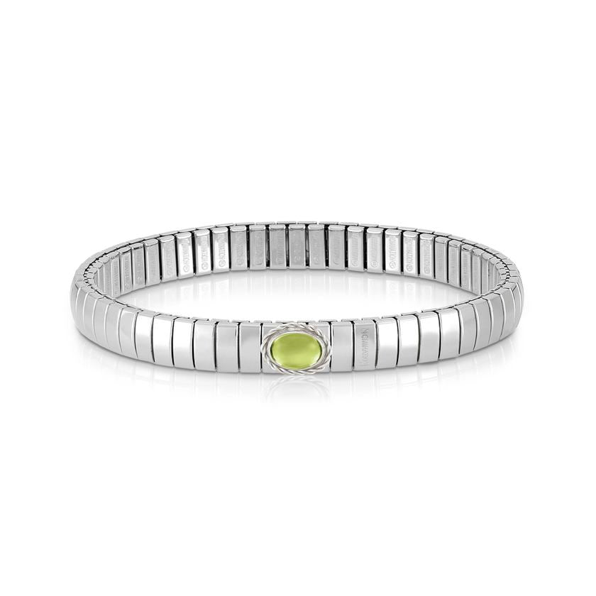 Nomination XTE Armband aus Stahl, Silber 925 und Steine (GDR) (005_PERIDOT) 043411/005