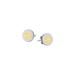 Nomination Ohrringe MYBONBONS aus Edelstahl mit STERNZEICHEN aus 18-K-Gold (008_SKORPION) 065024/008