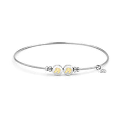 Nomination MYBONBONS Contrarier aus Edelstahl mit Symbolen aus 18k gold (004_Pferdekopf) 065201/004