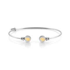 Nomination MYBONBONS Contrarier aus Edelstahl mit Symbolen aus 18k gold (006_Marienkafer) 065202/006