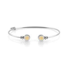 Nomination MYBONBONS Contrarier aus Edelstahl mit Symbolen aus 18k gold (014_Ruder) 065202/014