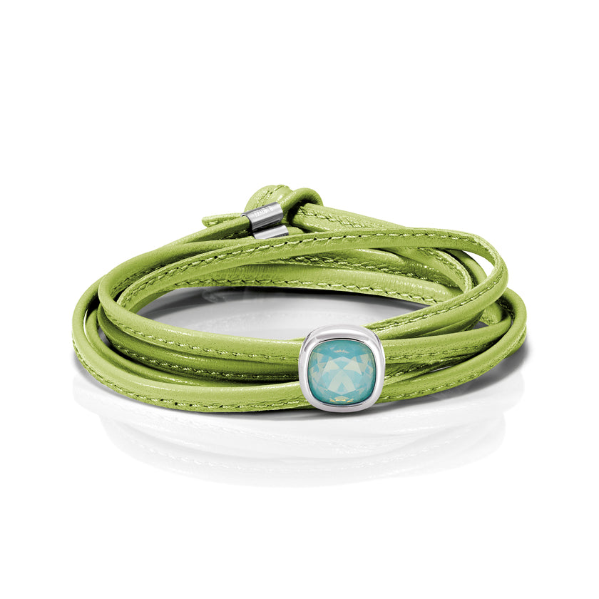 Nomination BON BON Armband aus Stahl mit Cz (CHIC)(LANG) (014_OPAL GRUEN) 065055/014