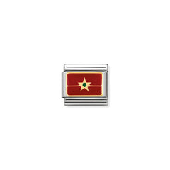 Nomination Composable Classic AFRIKA Edelstahl, Email und 18K-Gold (20_MAROCCO) 030237/20