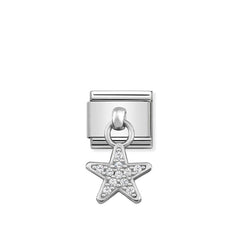 Nomination Composable Classic CHARMS Edelstahl und Silber 925 (05_Stern) 331800/05