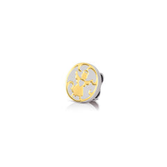 Nomination MYBONBONS Plakette aus Stahl mit goldenen SYMBOLEN (018_Angel Elegance) 065082/018